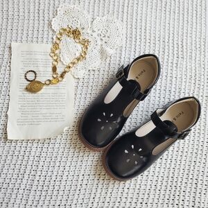 felix and flora black mary janes dress shoes size 3 like new condition